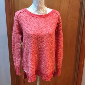 Free People Jeepster chunky knit tunic sweater. Size small
